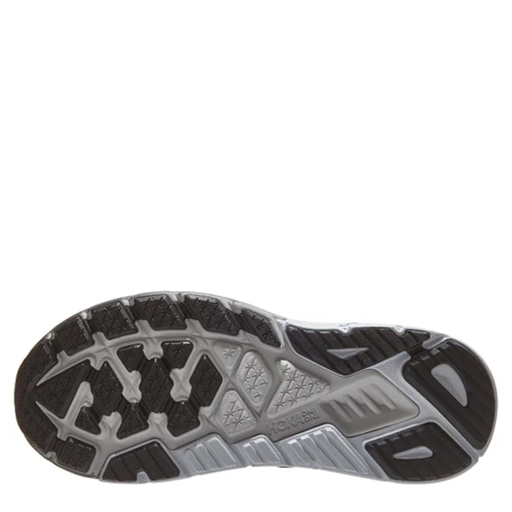 HOKA WOMENS LACE TRAINER BLACK WHITE Paul Byron Shoes Ireland